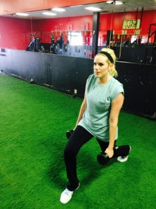 Ooo lunges. Not my favorite but very effective!